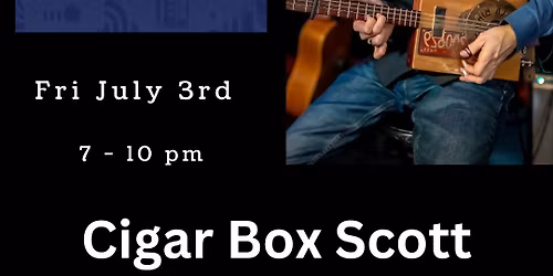 Cigar Box Scott @ The Social - Blues meets Bluegrass, roots & country music