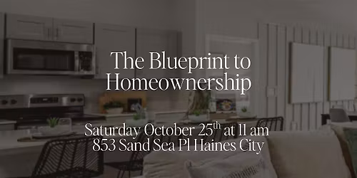 The Blueprint to Homeownership