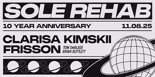 Sole Rehab 10 Year Anniversary
