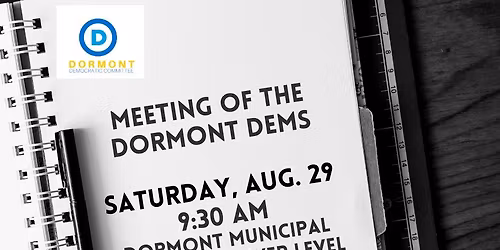 August Democratic Committee of Dormont Meeting