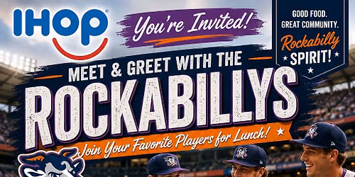 \u26be\ud83e\udd5e Meet & Greet with the Jackson Rockabillys \ud83e\udd5e\u26be