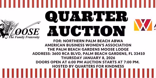 Quarter Auction for Northern Palm Beach American Business Women'S Association