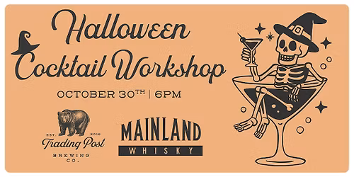 Halloween Cocktail Workshop at Trading Post Abbotsford