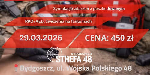 Szkolenie z pierwszej pomocy na strzelnicy