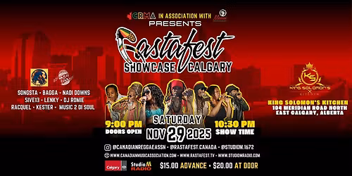 Rastafest Showcase Calgary