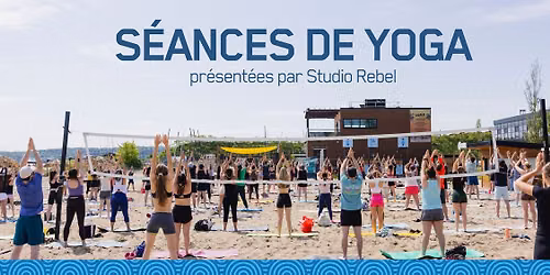 S\u00e9ances de yoga pr\u00e9sent\u00e9es par Studio Rebel