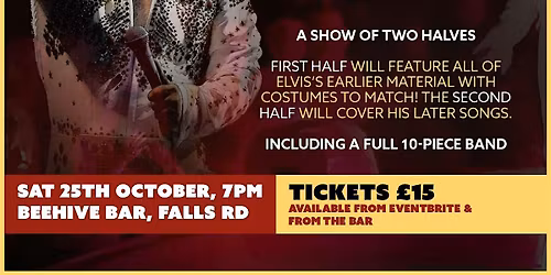 ELVIS - Featuring Jim Brown & 10 Piece Band