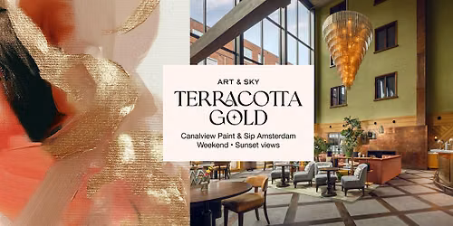Friday Canalfront Painting: 3h00 workshop "Terracotta gold" Vessel