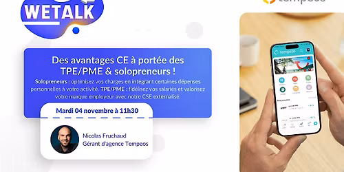 Des avantages CE \u00e0 port\u00e9e des TPE\/PME & solopreneurs !