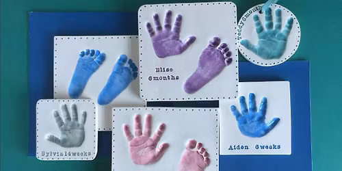 Baby clay imprint session, BS3