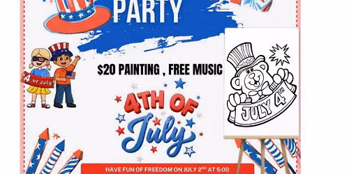 Star sprinkles paint party 