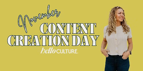November Content Creation Day