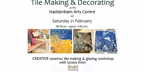 Ceramic Tile Making & Glazing Workshop