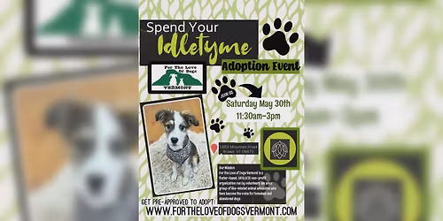 Spend Your Idletyme Adoption Event