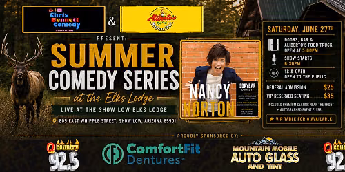 Chris Bennett Comedy & Aliberto\u2019s Present: Nancy Norton Live