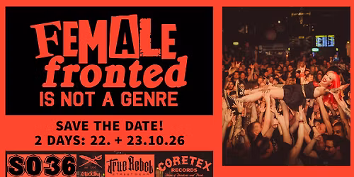 Female Fronted is not a Genre - Hardcore \/ Punk Festival Tag 2 
