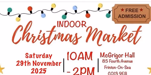 FRINTON 8th CHRISTMAS FAIR GIFT & CRAFT INDOOR MARKET