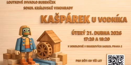 Ka\u0161p\u00e1rek u vodn\u00edka \u2013 loutkov\u00e9 divadlo pro d\u011bti (Sokol Praha Kr\u00e1lovsk\u00e9 Vinohrady)