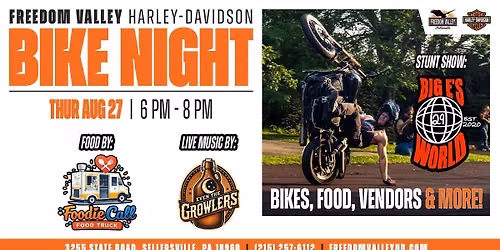 Bike Night - with Big E's Stunt Show!