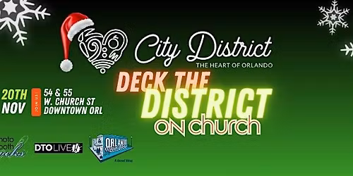 Deck The District on Church Holiday Event
