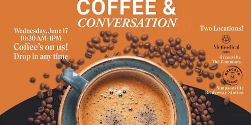 Coffee & Conversation at Mercato Cafe at Bridgeway Station