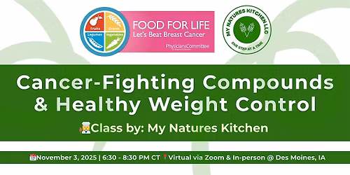 Cancer-Fighting Compounds & Healthy Weight Control