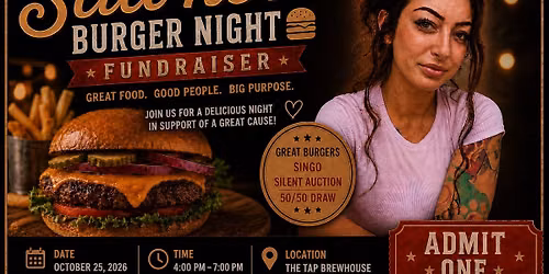 Still Here Burger Night Fundraiser