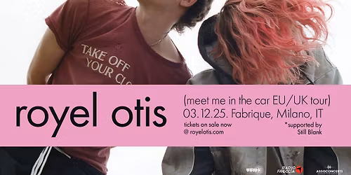ROYEL OTIS | 03.12.2025 MILANO, Fabrique