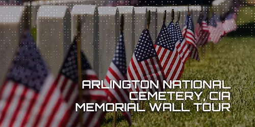 Arlington National Cemetery, CIA Memorial Wall Tour