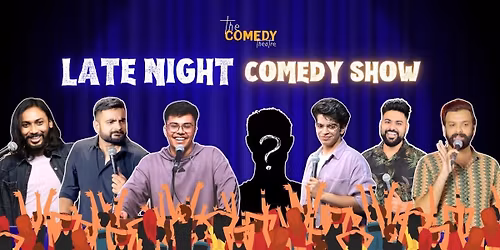 Late night stand up comedy show