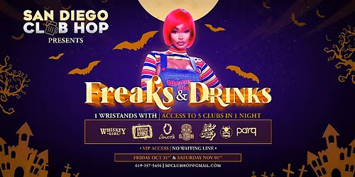 Freaks & Drinks Halloween Club Hop