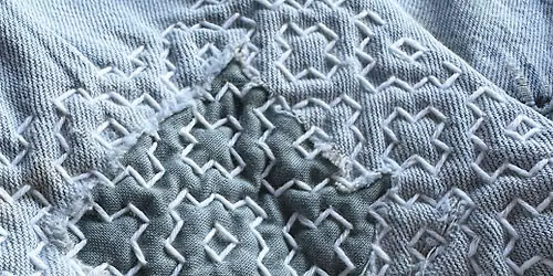 Sashiko Visible Mending - Smallwoods Workshops at Bandit