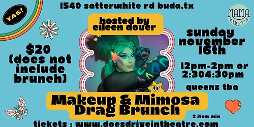 Drag Brunch: Make-up & Mimosa's at the Speakeasy