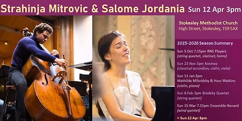 Strahinja Mitrovic & Salome Jordania (double bass & piano)