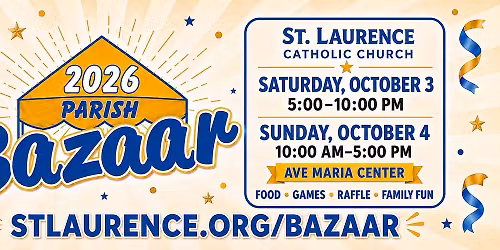 St. Laurence Bazaar 2026