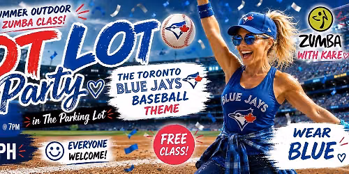 HOT LOT Zumba - Blue Jays Theme