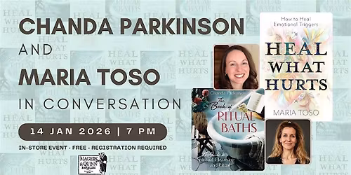 Chanda Parkinson and Maria Toso in conversation