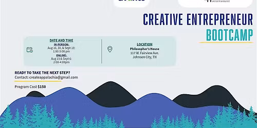 5-Week Creative Entrepreneur Bootcamp