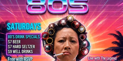 Back to the 80s Saturday Dance Party w\/ DJ TM.8, Kung Fu Hustle 2, Landlady