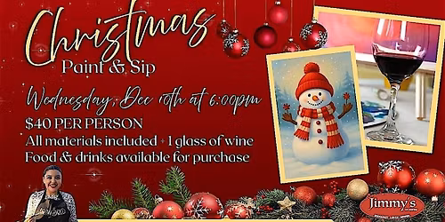 Christmas Paint & Sip