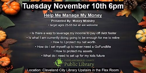 Help Me Manage My Money