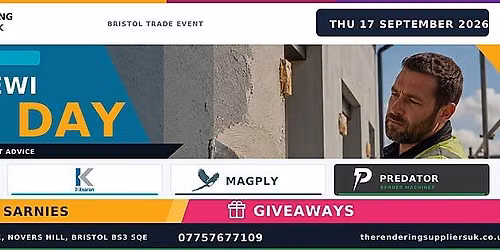 \ud83d\udd25 BRISTOL RENDER & EWI TRADE DEMO DAY \ud83d\udd25@ The Rendering Suppliers UK
