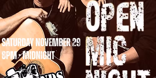 Open Mic Night with 2 Weeks and a Dave