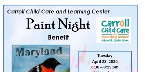 Carroll Child Care & Learning Center PAINT NIGHT