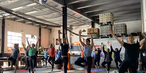 HoHoHoliday Yoga + Beer Albany | Deluxe Brewing