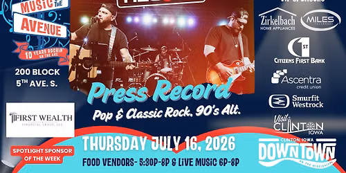 Press Record: July 16th
