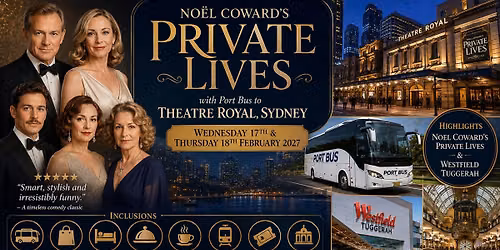 No\u00ebl Coward\u2019s Private Lives with Port Bus