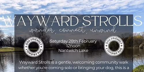 Wayward Strolls - a walk for women (dogs welcome)