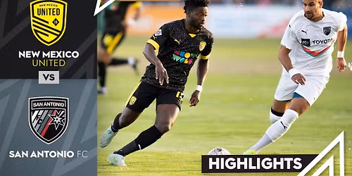 New Mexico United vs. San Antonio FC