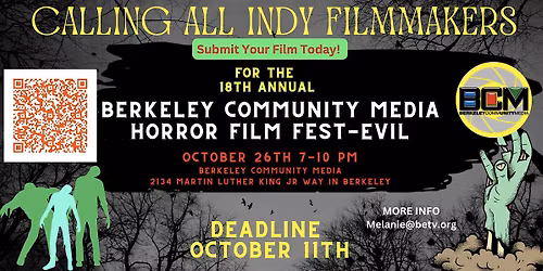Call for Submissions: 18th Annual BCM Horror Film Fest-Evil